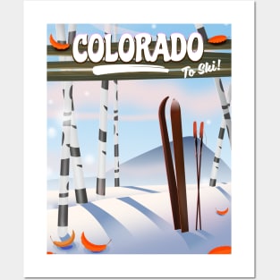 Colorado Ski poster Posters and Art